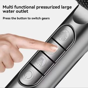 Buse <span class=keywords><strong>de</strong></span> douche à filtration d'eau haute pression à quatre vitesses deux-en-un, bouton <span class=keywords><strong>de</strong></span> pression, filtration pressurisée, coton, robinets <span class=keywords><strong>de</strong></span> douche <span class=keywords><strong>de</strong></span> bain - Product Image 4