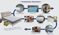Expédition rapide, fourniture directe d'usine, matelas en mousse Lit Matelas taille Queen pour soulager les maux de dos, prix de gros direct d'usine OEM