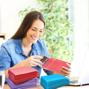 Hot bán tùy chỉnh dày in bong bóng Túi bưu phẩm giá thấp tự con dấu vận chuyển phong bì cho may mặc cho gói vận chuyển - Product Image 2