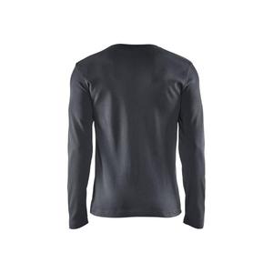 BLAKLADER - 331410329800XXL Camiseta de manga larga Gris oscuro-EAN 7330509602829 CAMISETAS Y POLOS DE TRABAJO - Product Image 2