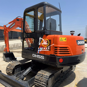 Mini-excavatrice sur chenilles d'occasion Doosan DH55 d'origine coréenne, 5 tonnes, autres modèles, prix spécial usine, occasion DH55 DX60 DX140 DX150 - Product Image 5