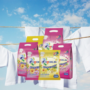 OMOKLIN OEM vente en gros de détergent en poudre de haute qualité 150g 500g 1kg de savon en poudre différentes tailles nettoyage rapide savon à lavage rapide - Product Image 3