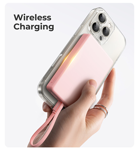 Nuovo Power Bank con Cavo Integrato da 5000mAh - Caricabatterie Portatile Sottile con Doppia Uscita USB, Compatibile con Smartphone/Altri Dispositivi - Product Image 1