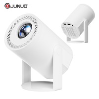 Mini projecteur JUNUO Turn 1, 200 lumens ANSI, 720P, 1+8 Go, Android 14, portable pour usage domestique, haut-parleurs intégrés, prise en charge 4K
