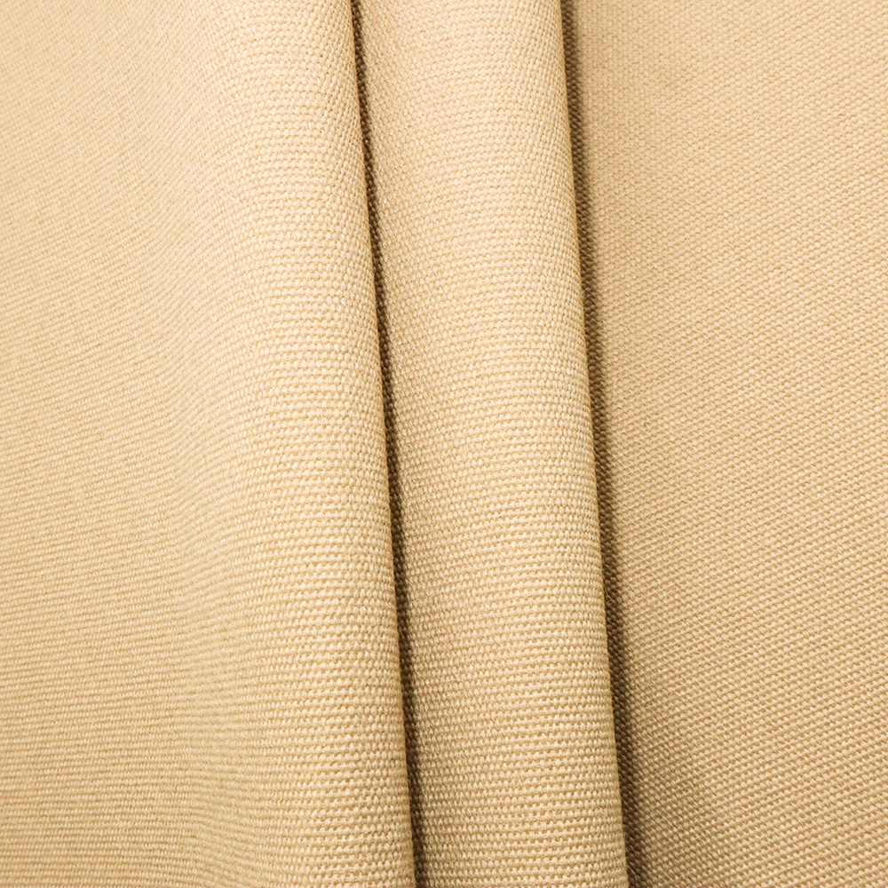Custom Waterproof Coated Beige Plain Dyed Heavy Duty Polyester Canvas Tarpaulin Fabric Outdoor Tarp Tent Roll