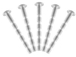 Vis de connexion à tête ovale en acier au carbone zingué, prix usine, pour poignées détachables, vis de machine pour boutons M4*45mm - Product Image 1