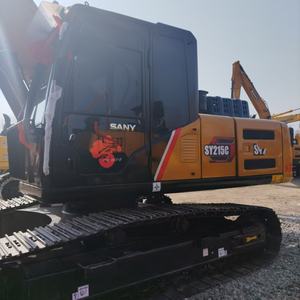 Excavatrices d'occasion lourdes Sany Sy215, machine de terrassement Sany, excavatrice sur chenilles d'occasion - Product Image 2