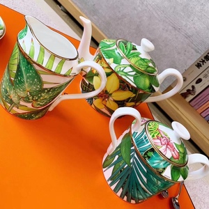 Luxury Ceramic Afternoon <b>Tea</b> <b>Set</b> Elegant Bone Porcelain Pot Saucer Safe Tool Spoon for Milk Drinkware Elegant Coffee <b>Tea</b> <b>Sets</b> - Product Image 4