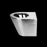 Vente en gros petite industrie lavage sanitaire monobloc salle de bain au sol toilette en acier inoxydable
