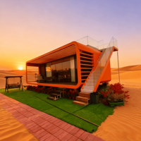 Casa Modular Moderna China de 20 pies, Tipo Apple House, Apple Cabin