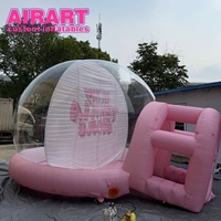Tente gonflable transparente pour fêtes en plein air, mariages, camping, résistante aux UV, grande tente de jardin