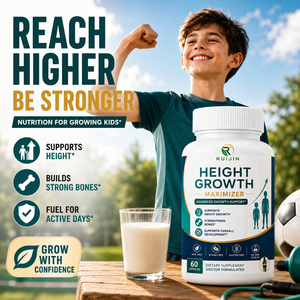 Capsules de soutien à la croissance en marque blanche OEM, formule de <span class=keywords><strong>d</strong></span>éveloppement osseux avec Vitamine <span class=keywords><strong>D</strong></span>, Calcium et Zinc, 60 gélules, pour adolescents et adultes, vente en gros - Product Image 3
