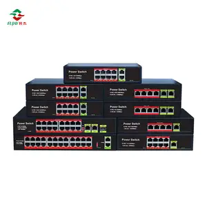100mbps 8*poe Port 802.3af / 802.3at 2*1000mbps Uplink Port Ethernet Switch Switcher