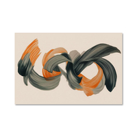 Peinture à l'huile abstraite moderne faite à la main sur toile, 40x60cm, tailles personnalisées, avec cadre intérieur, pour décoration intérieure/extérieure, vente en gros