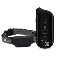 Collier de dressage pour chien étanche sans choc, télécommande 300M, vibration, bip, rechargeable, écologique, anti-aboiement