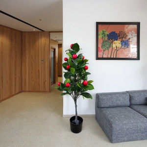 Plantes artificielles de fruits de haute qualité 80 cm 90 cm, directement de l'usine, en plastique, faux bonsaï en pot, <span class=keywords><strong>arbres</strong></span> artificiels en plastique - Product Image 6