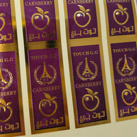 Autocollant photo gaufré avec impression de LOGO, étiquette autocollante personnalisée mate de scellage, Logo de marque adhésif
