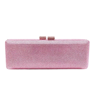 Bolso de Noche Elegante para Mujer con Pedrería Brillante, Cartera de Mano con Cristales Deslumbrantes, Bolso de Mano con Purpurina para Invitadas a Bodas y Fiestas - Product Image 1