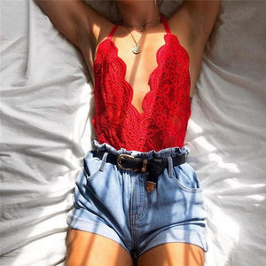 Sıcak kızlar kadınlar için erotik Bodysuits dantel kıyafeti sindiren günaha Backless seksi iç çamaşırı - Product Image 5