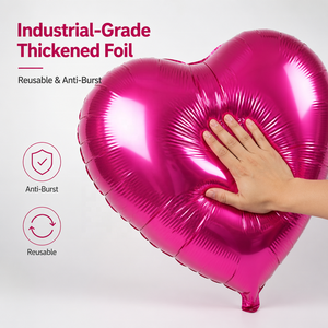 Palloncini a Cuore in Foil d'Aria da <span class=keywords><strong>18</strong></span> Pollici per Decorazioni e Forniture per Feste di Matrimonio, Produttore Cinese di Palloncini per Eventi - Product Image 3