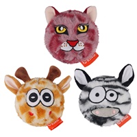 Jouet pour chien en peluche en forme d'animal monstre mignon, jouet interactif qui couine pour animaux de compagnie, jouet à mâcher pour petits chiens