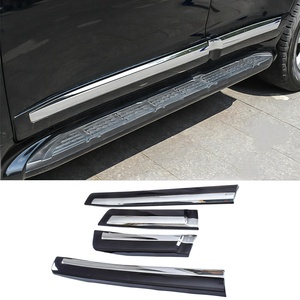 Bandes de moulage argentées garniture latérale moulure de porte latérale chromée bande de grattage de porte décorative pour <span class=keywords><strong>Toyoyta</strong></span> Land Cruiser - Product Image 4