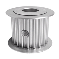Poulie de distribution HTD 3M 5M 8M 16T 20T 40T 36T pour machine-outil CNC en alliage d'aluminium, transmission OEM, dimensions personnalisables