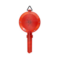 Feu de signalisation LED stroboscopique portatif rechargeable et réfléchissant pour la sécurité routière, idéal pour les cônes de signalisation et le contrôle du trafic