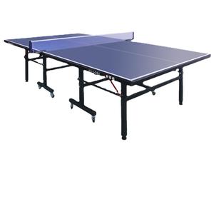 Mesa de ping pong plegable de 274x152.5x76 cm con ruedas para uso en interiores y exteriores, construcción de fibra de densidad media. - Product Image 5