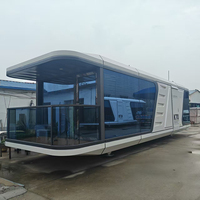 Maison capsule de 38 m² préfabriquée modulaire Tiny Home avec toutes les installations pour hôtel de villégiature, usage résidentiel, personnalisable