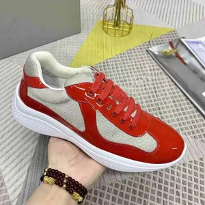 Zapatillas Deportivas de Lujo para Hombre, Marca de Diseño, Estilo American Cup, de Piel Sintética y Malla, Tendencia de Moda, Venta al Por Mayor, Personalizables - Product Image 2