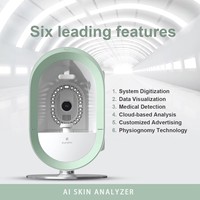 Analyseur de Peau Commercial IA : Diagnostic des Rides, Pigmentation et Acné, Analyse Ciblée du Visage, Connectivité Wi-Fi, Compatibilité Multi-Prises, Beauté
