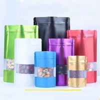 Sachet Doypack Personnalisé en Aluminium Imprimé, Plastique PET Coloré avec Fermeture Ziploc pour Emballage Alimentaire pour Animaux de Compagnie