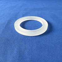Plaque de verre de quartz de silice fondue transparente de haute qualité, tube à bride sous vide, pureté 99,99 % SiO2, composant optique circulaire