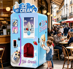 Máquina de helado suave refrigerada por aire de 24 horas con 3 sabores y 3 ingredientes, sin necesidad de plomería - Product Image 6