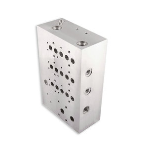 Tùy chỉnh CNC nhôm thép Điều khiển không khí áp lực cao mạch dầu thủy lực 3 van khối đa dạng - Product Image 5