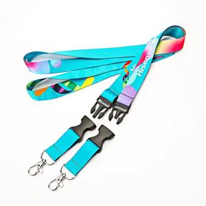 Correa de Cuello de Poliéster para Sublimación, Portaplumas con Logotipo a Todo Color Personalizado, Resistente a Desgarros, Anillo de 13 mm de Diámetro - Product Image 2