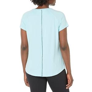 Camisetas multicolores de alta calidad para mujer, camiseta transpirable de poliéster ajustada de manga corta con cuello redondo, disponible a precios baratos - Product Image 4