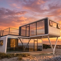 Cabane Apple de 40 pieds à grand espace avec chambre séparée, salon et zone de lavage autonome pour location à long terme en complexe familial