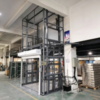 Monte-charge vertical hydraulique sur rail pour le transport de marchandises entre étages en usine et entrepôt