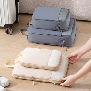 Juego de 3 Organizadores de Equipaje Ligeros de Dacrón, Estilo Deportivo, para Viajes, Incluye Bolsa de Lona - Product Image 5