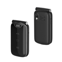 Téléphone à clapet GSM à double écran, grand clavier et grande batterie, téléphones portables pour seniors pour M3