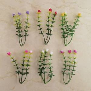 Fleurs artificielles en plastique Zishan, 9 cm, pour la décoration intérieure et les accessoires de photographie en extérieur - Product Image 1