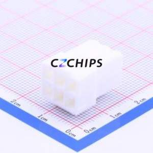 SLP-06V Housing (Wire-to-Board / Wire-to-Wire) P=3.96mm Connector 2x3P 3.96mm 2 3 - Product Image 2