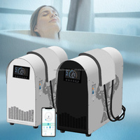 Bain froid portable en acier inoxydable homologué CE, durable, pour athlètes