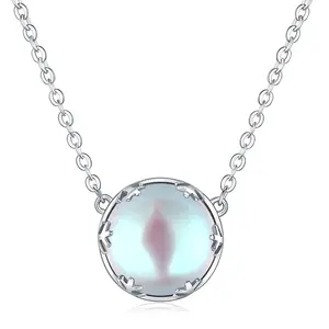 Aurora orman 925 ayar gümüş kolye kadın aytaşı kolye klavikula zincir kolye