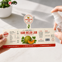 Etiquetas de Vinilo Personalizadas con Logotipo para Frascos de Mermelada, con Sello de Seguridad, Adhesivo a Prueba de Manipulación, Calcomanías para Empaque de Alimentos, Resistentes al Agua