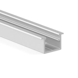 Profilo LED da incasso Kale+ Con copertura per diffusore. Lunghezza 3 m. Disponibile nelle finiture argento opaco, nero opaco e bianco opaco. - Product Image 1