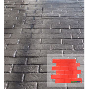 Moldes de estampación de hormigón <span class=keywords><strong>tipo</strong></span> ladrillo para calzadas: Patrones de pavimentación realistas y de alta calidad (varios estilos) - Product Image 4