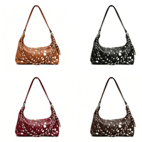 Sac bandoulière en faux daim pour femme, sacoche de selle, accessoire de mode féminin, vente en gros d'usine, sac à main pour fille